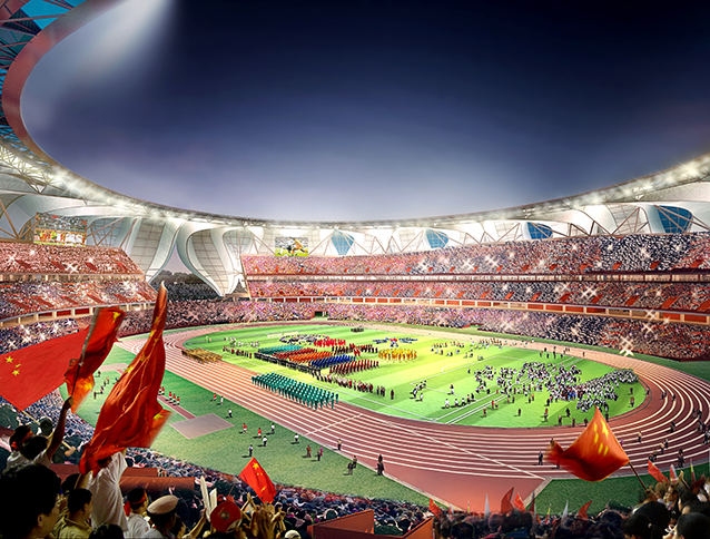 NBBJ-designed Hangzhou Stadium Headlines Stadia Magazine Feature on Project Openings