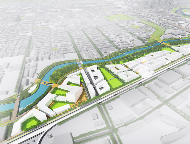 NBBJ and Ohio State Students Imagine the Future of Columbus’ Olentangy River