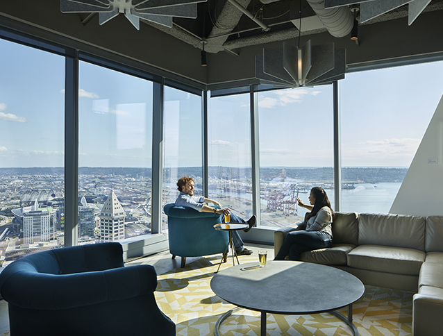 Geekwire: F5 Tower Rises Above in “Cloud City” with Perks and Views to Wow Employees and Customers